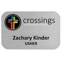 Rectangle Full Color Personalized Aluminum Badges (6-10 sq. inches)